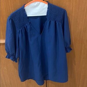 Olivia & Martin Embroidered Boho Blouse Size XL